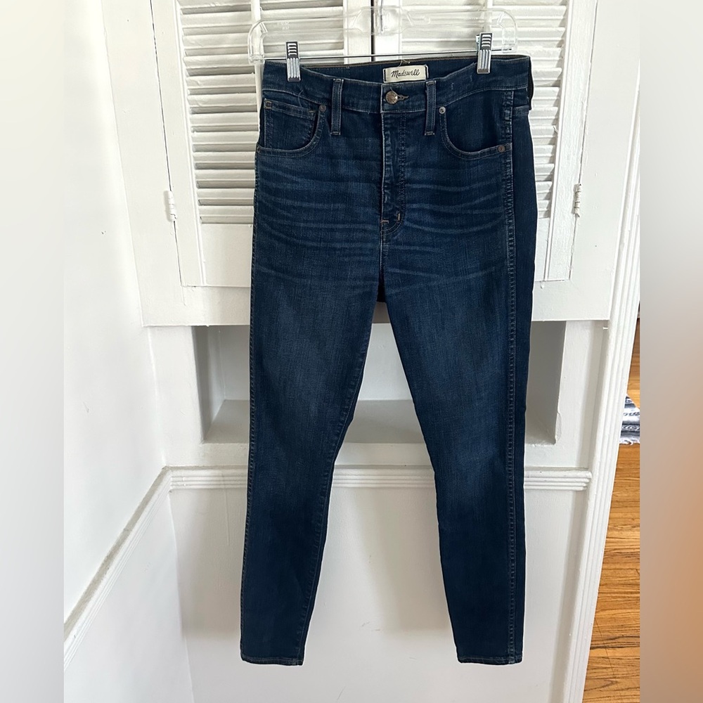 Madewell Dark Blue 10” High Rise Skinny Jeans